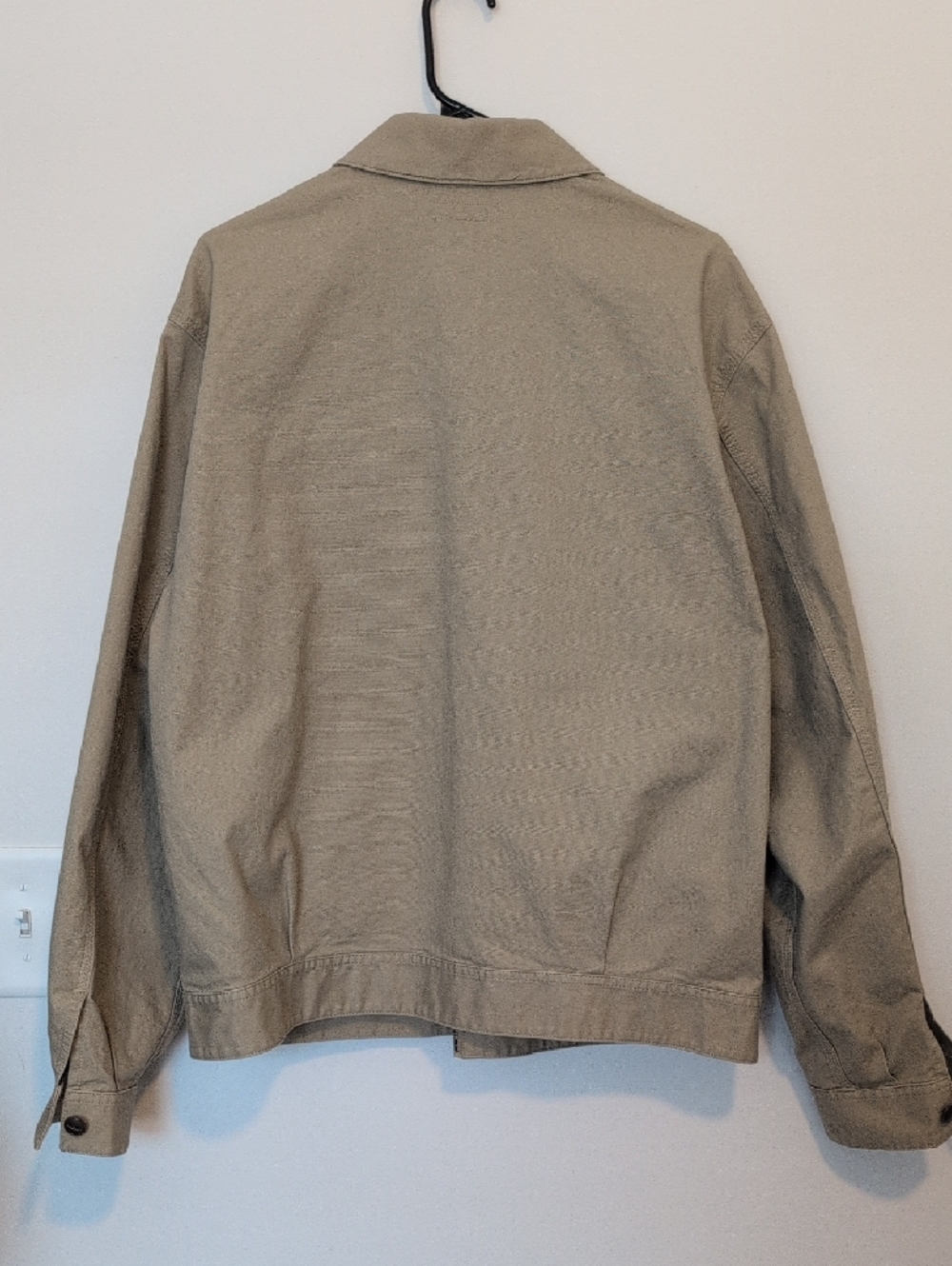 Uniqlo Men's Khaki Lightweight Zip Shirt Jacket - Picture 3 of 4